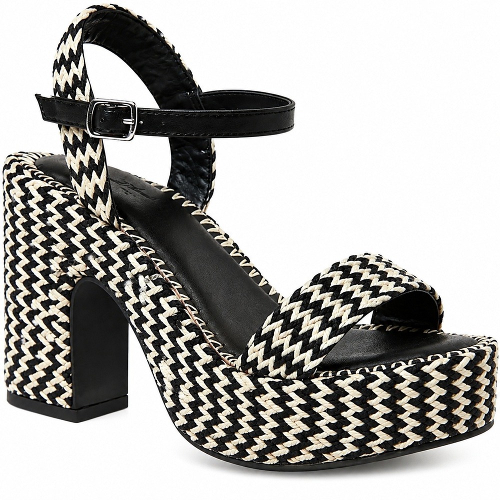 Women's Madeline Platform Heels Universal Thread Black Size 6.5 New With Tags
